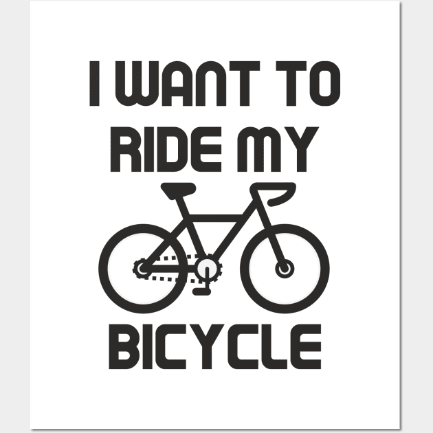 I want to ride your bicycle on sale